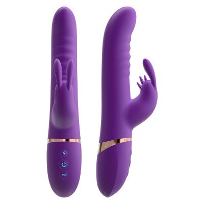 Dương vật giả Indulge rung thụt ngoáy nhiệt có nhánh thỏ massage