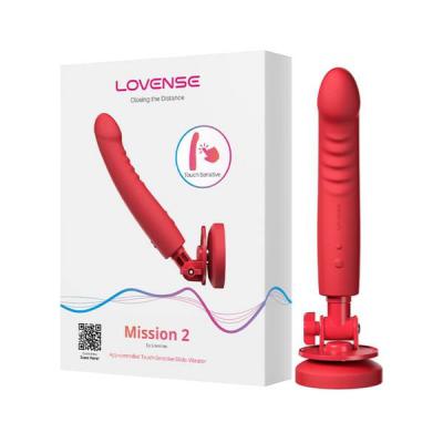 Dương vật giả ngụy trang gắn  tường rung thụt Lovense Mission 2 điều khiển qua app