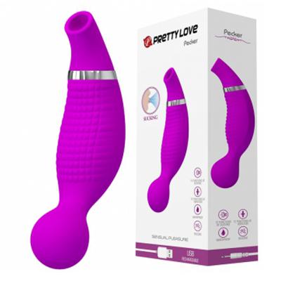 Máy bú âm vật Pretty Love Pecker 12 chế độ rung và hút khoái cảm kép