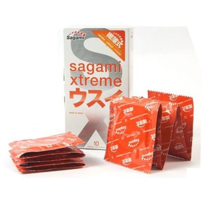 Hộp bao cao su Sagami Xtreme Super Thin 10 chiếc