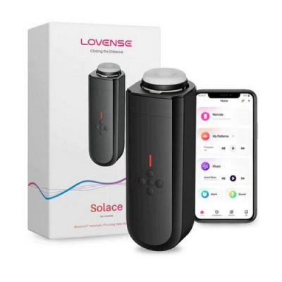 Máy thủ dâm cầm tay Lovense Solace điều khiển qua app điện thoại cao cấp