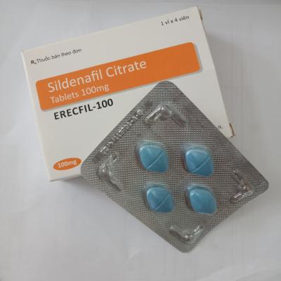Thuốc điều trị rối loạn cương dương nam Erecfil 100mg
